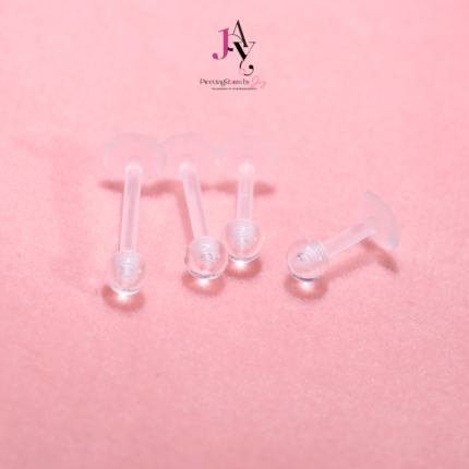 PiercingRoomByJay จิวบอลใส Ball Bio Flexible 16gauge จิวสำหรับใส่เข้าห้องผ่าตัดหรือทำหัตถการณ์ทางการแพทย์ (ราคาต่อชิ้น)